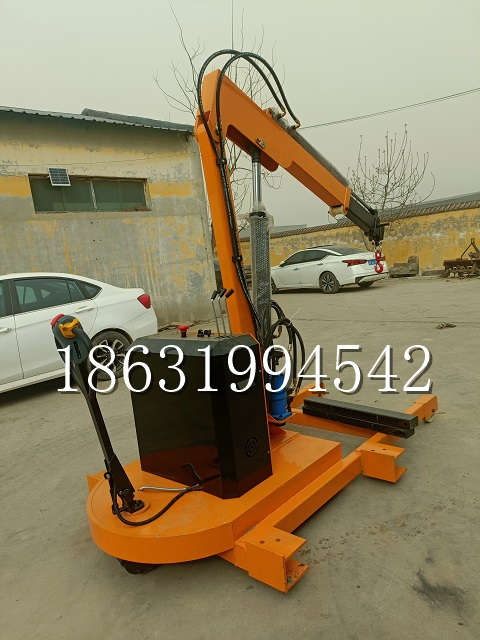 高密市自卸车厢随车吊 自制轮式四不像起重机 四驱平板吊 5吨 贵盛